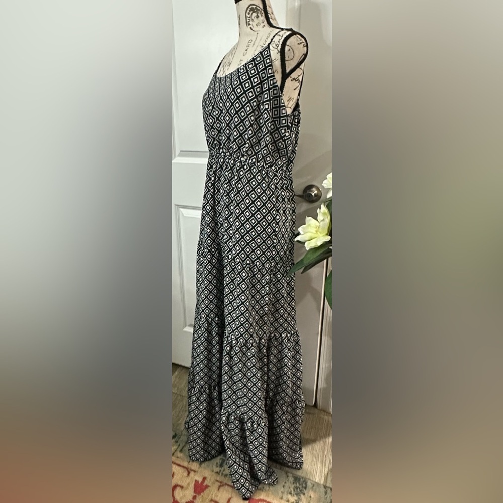 ✨ MICHAEL Michael Kors Maxi Dress – Green, White & Black, - Picture 10 of 14